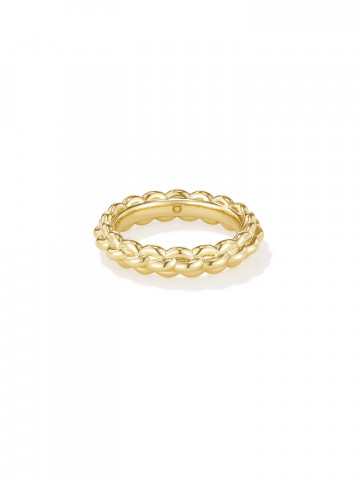 Кольцо-канат из лимонного золота
