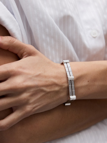 Браслет с часовым замком