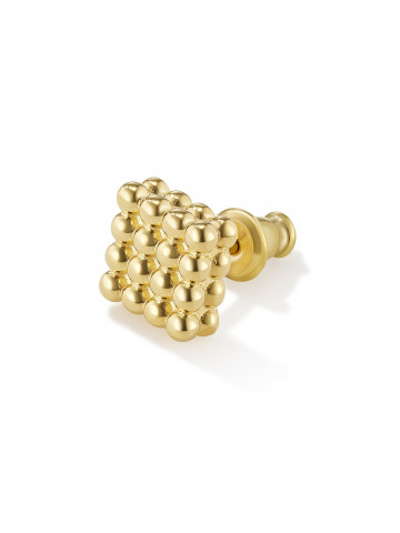 Пуссета-консоль бисер с позолотой