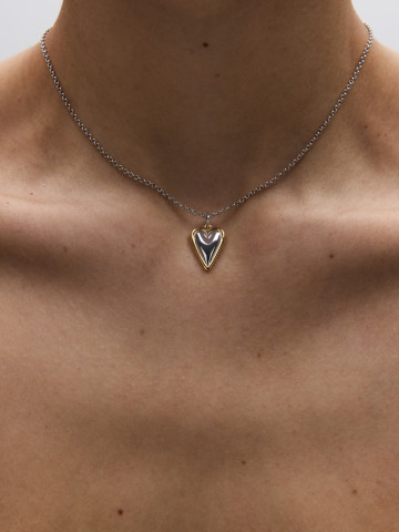 Подвеска Bumper Heart с позолотой