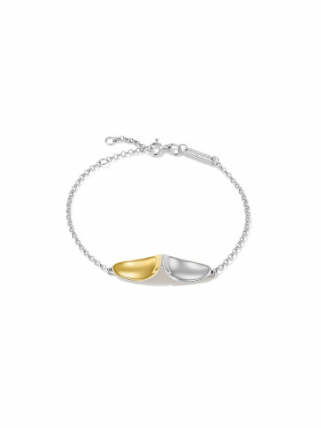 Браслет резонанс с позолотой