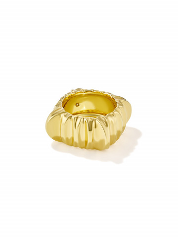 Кипящее кольцо с позолотой