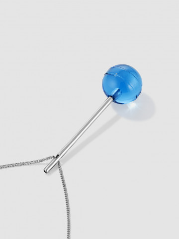 Чупа-чупс голубой