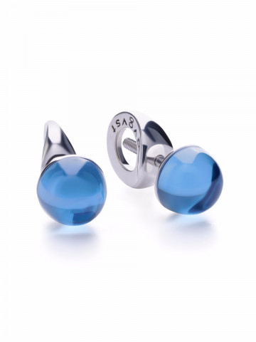 Пуссеты-леденцы с голубым ситаллом