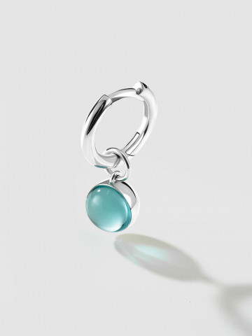Моносерьга с голубым леденцом