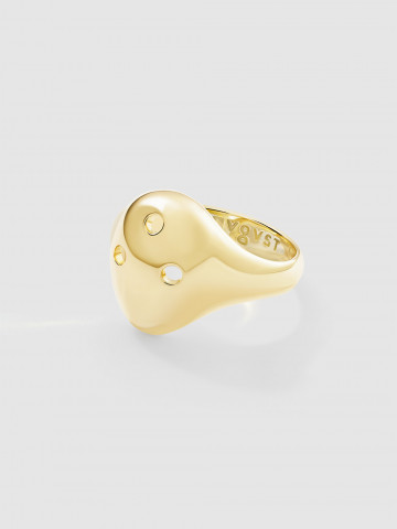 Кольцо Маска из золота