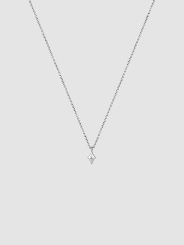 Тини-подвеска Искра из белого золота