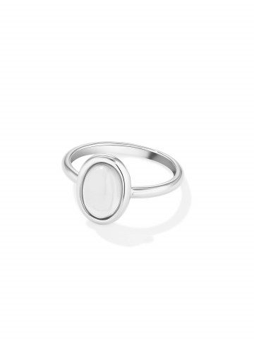 Кольцо-медальон с горным хрусталем