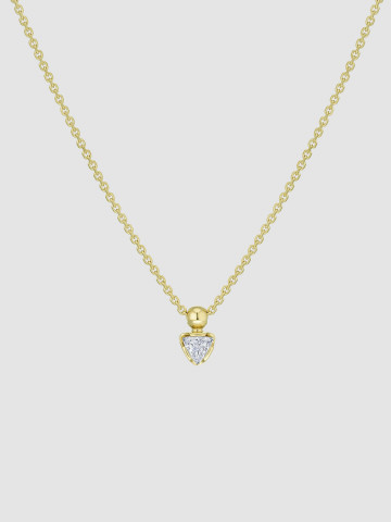 Подвеска-пятница из лимонного золота