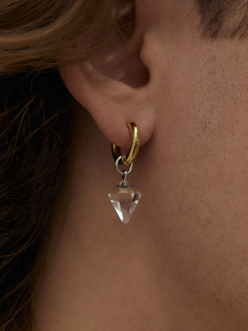 12-гранный тринкет из горного хрусталя