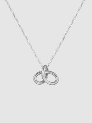 Малый математический узел на цепи