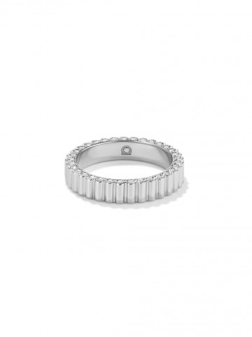 Кольцо стеклярус с бриллиантами в грани