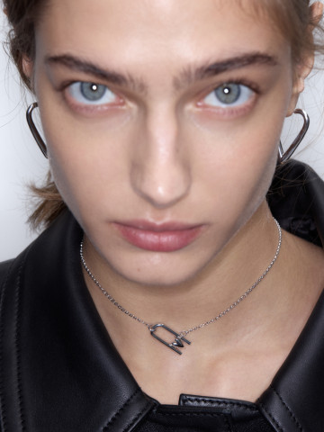 Подвеска сердце в звене