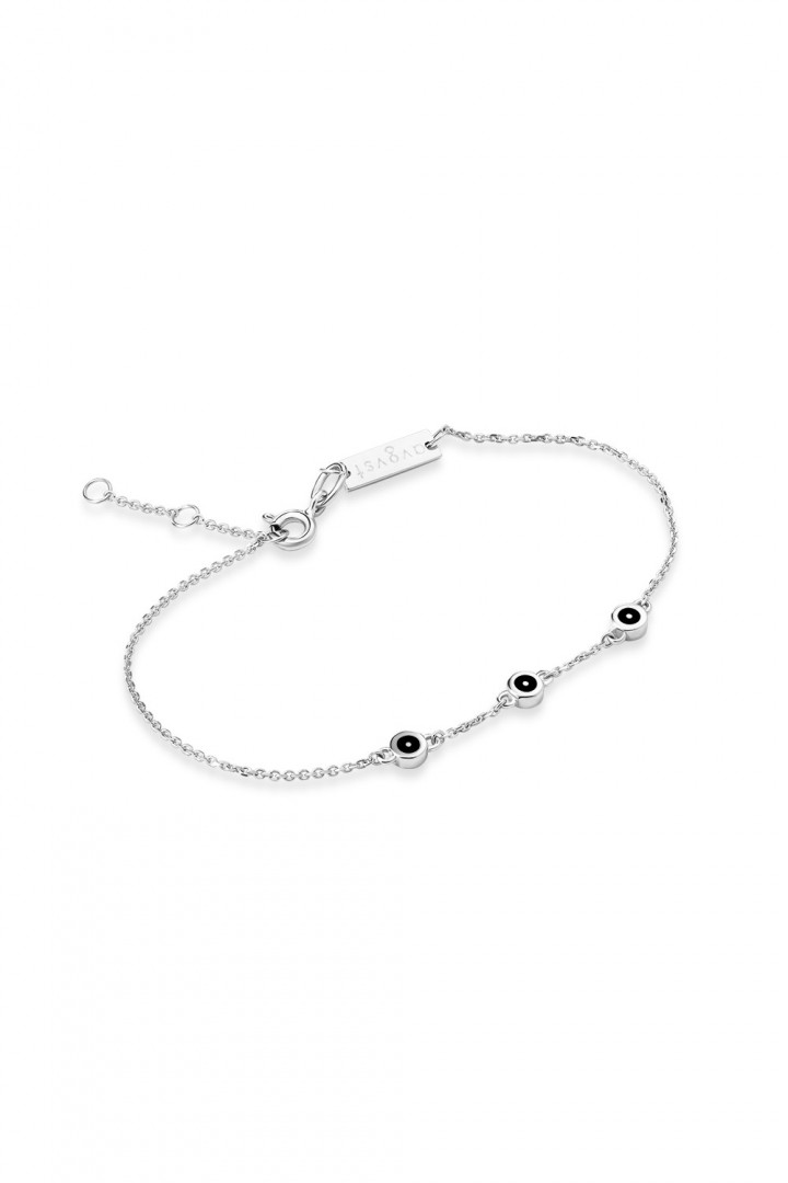 Браслет Три луны из серебра