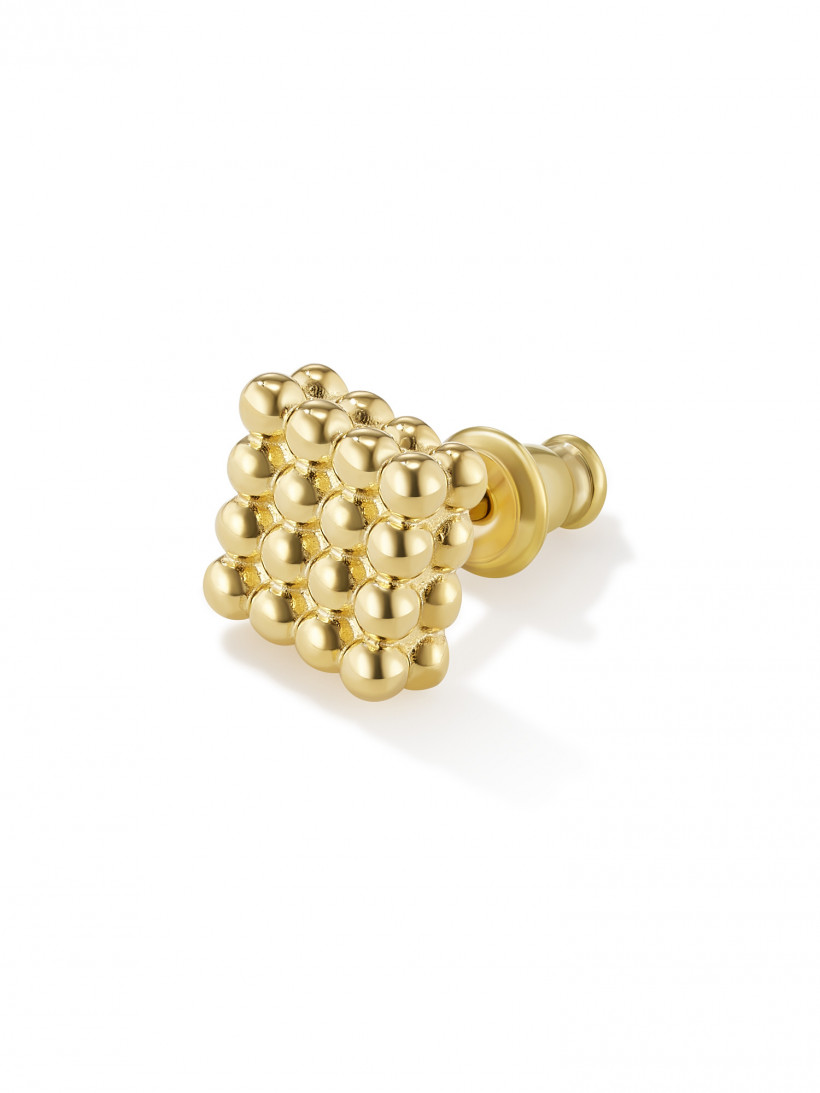 Пуссета-консоль бисер с позолотой