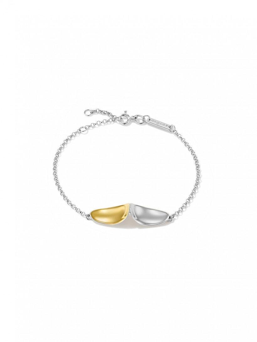 Браслет резонанс с позолотой