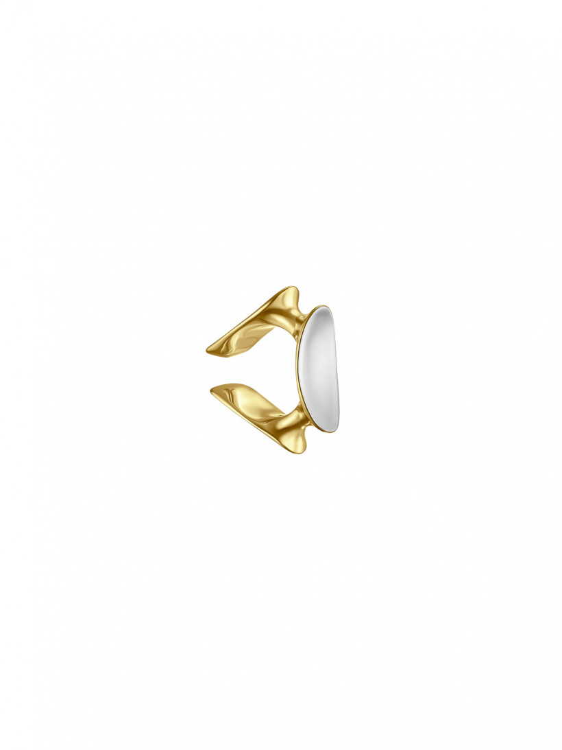 Кафф притяжение с позолотой