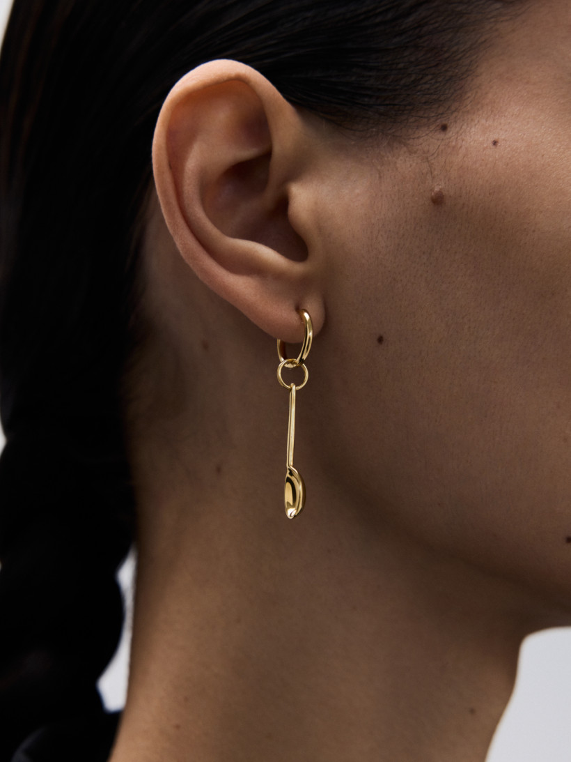 Тринкет ложка с позолотой