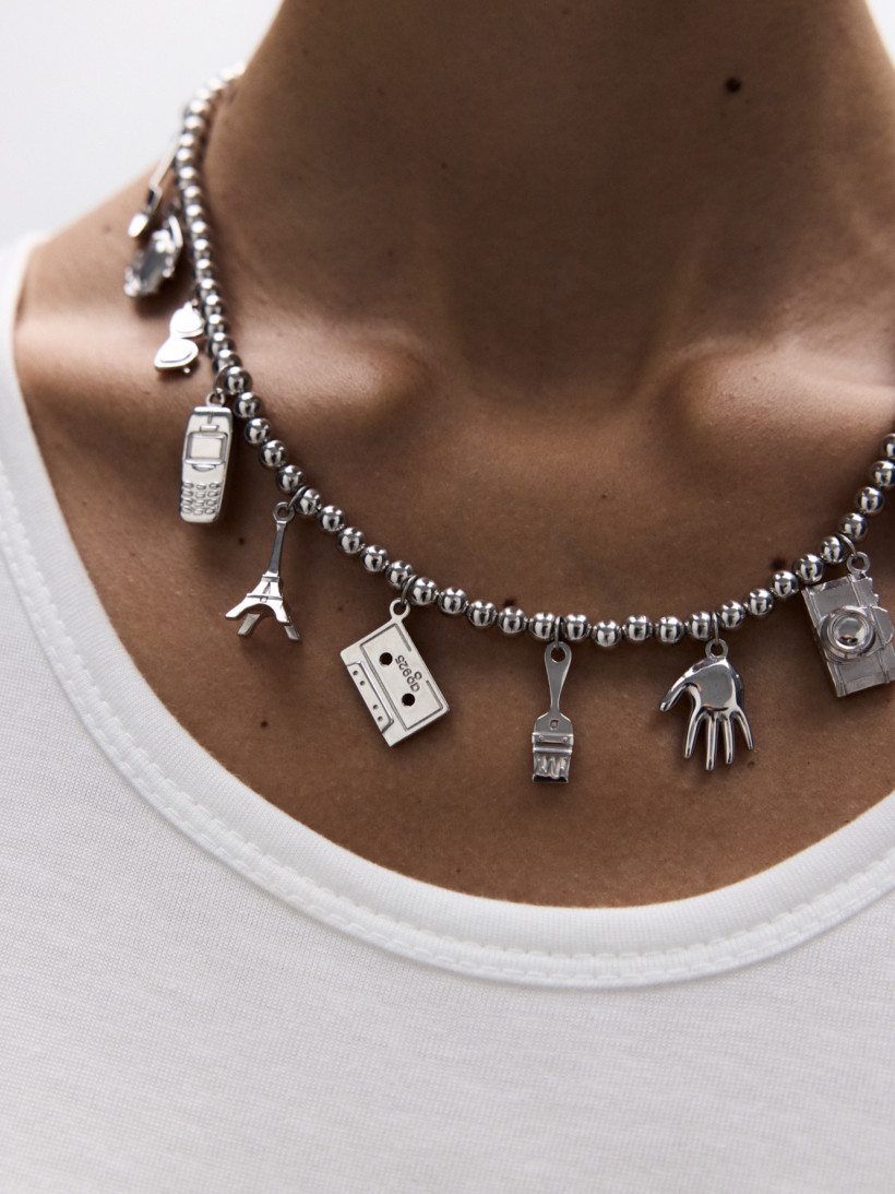 Колье Ностальгия с 20 тринкетами