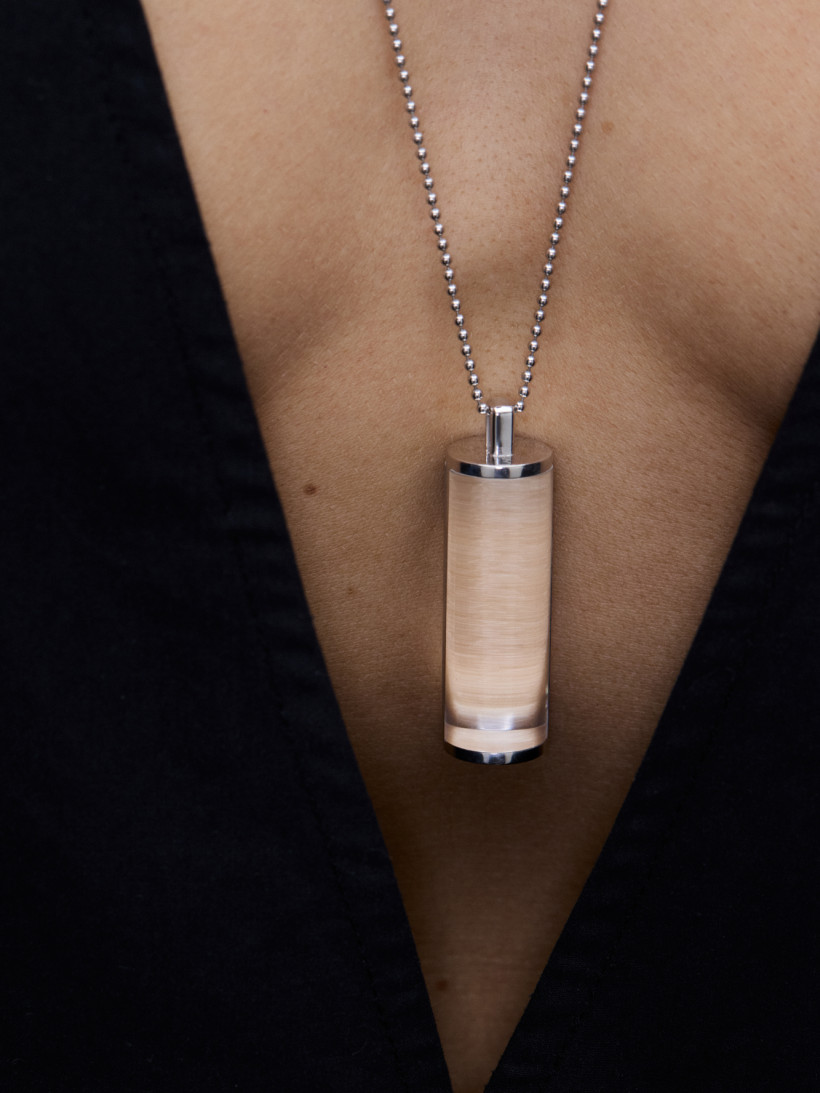 Подвеска-выключатель с горным хрусталем