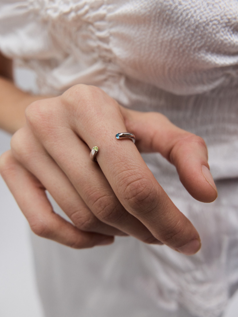 Avgvst x J.Kim Открытое кольцо из серебра