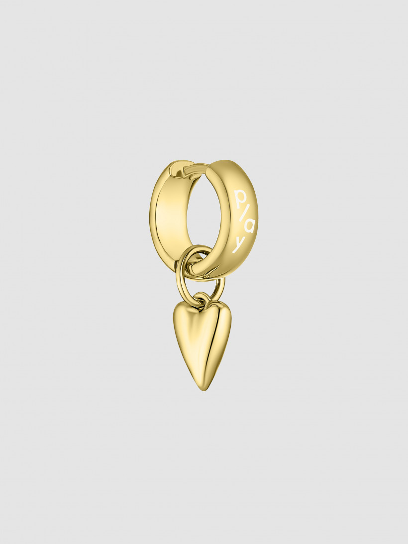 Тринкет маленькое сердце с позолотой