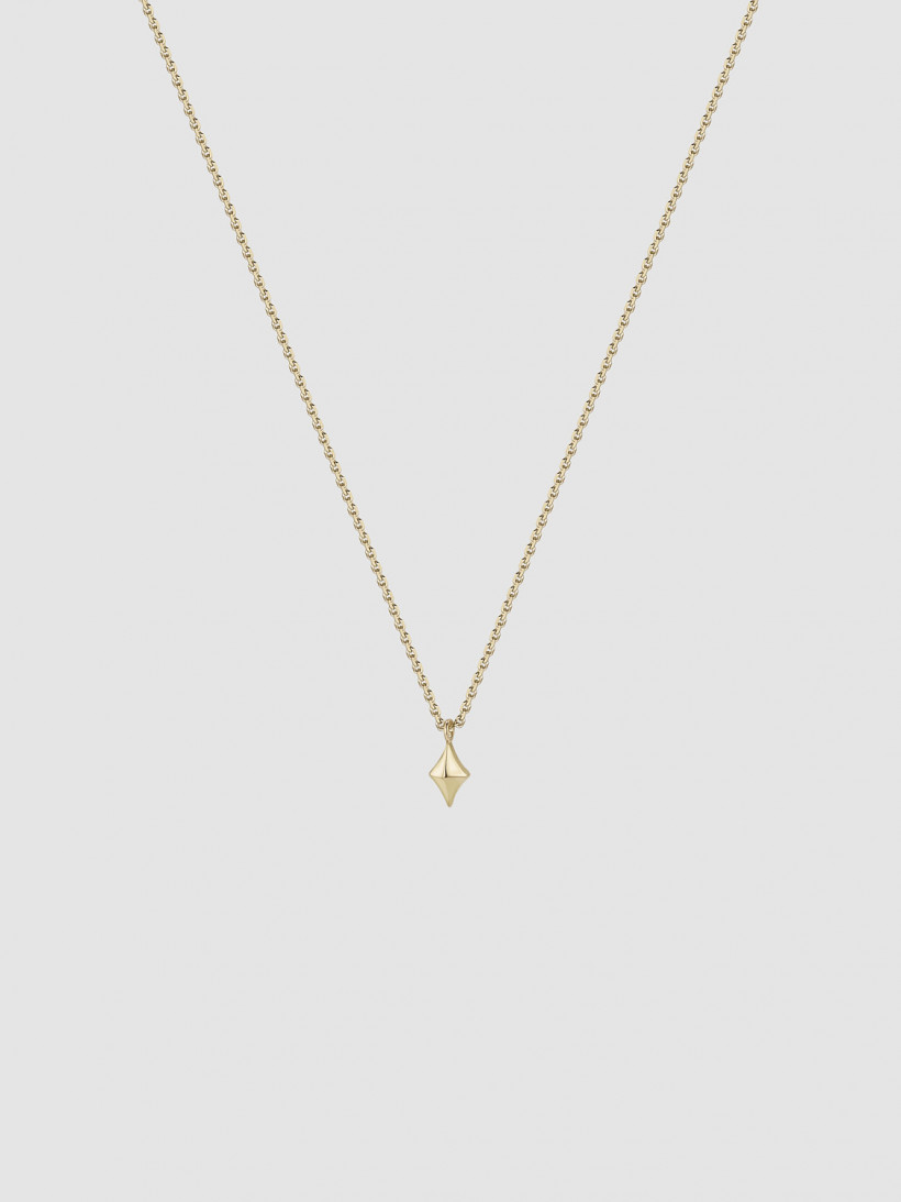 Тини-подвеска Искра из лимонного золота