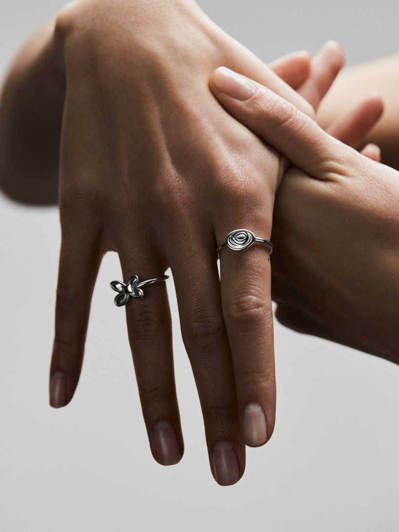 Кольцо фиалка