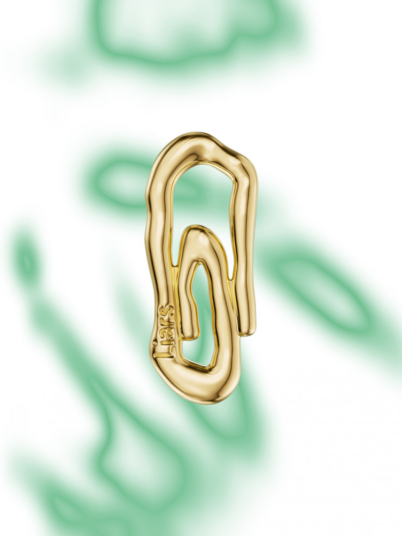 Liars for Avgvst тринкет скрепка с позолотой