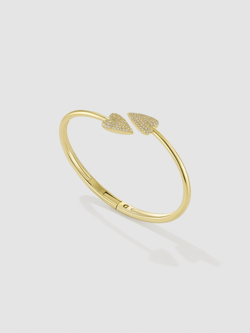 Браслет Heart Of Avgvst с бриллиантами из лимонного золота