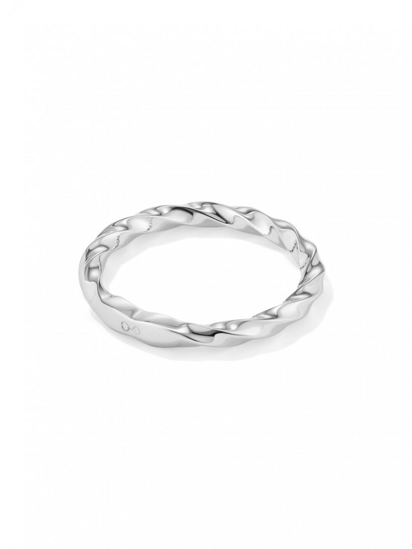 Кольцо-мюзле из белого золота