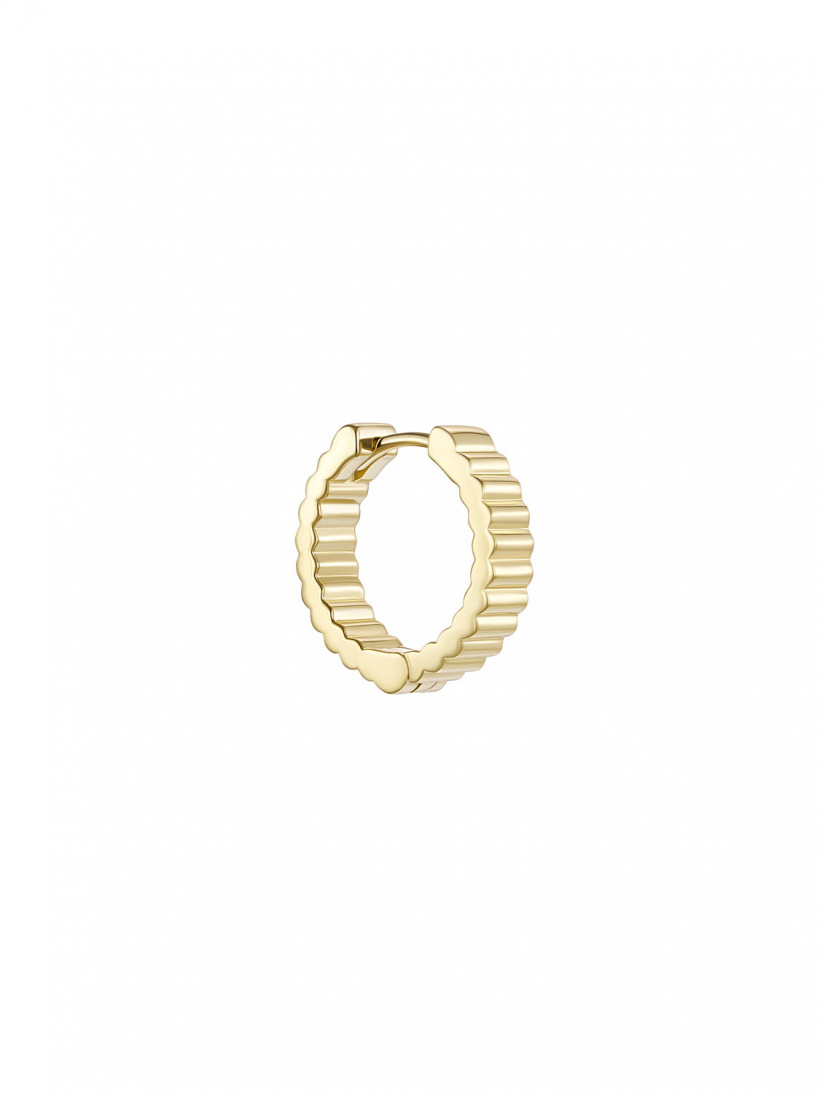 Хуп стеклярус из лимонного золота