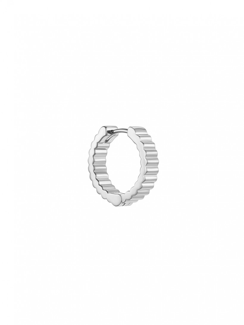 Хуп стеклярус из белого золота