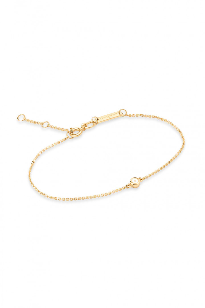 Браслет Луна из лимонного золота