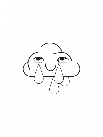 Смех сквозь слёзы (контурный)